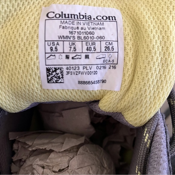 NWT Columbia Dakota Drifter Waterproof Hiking Shoes Women’s 9.5 - Picture 6 of 9